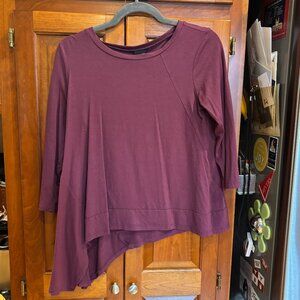 Lisa Bayne Asymmetrical Purple Small